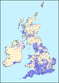 English Bluebell distribution