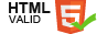 Valid HTML5