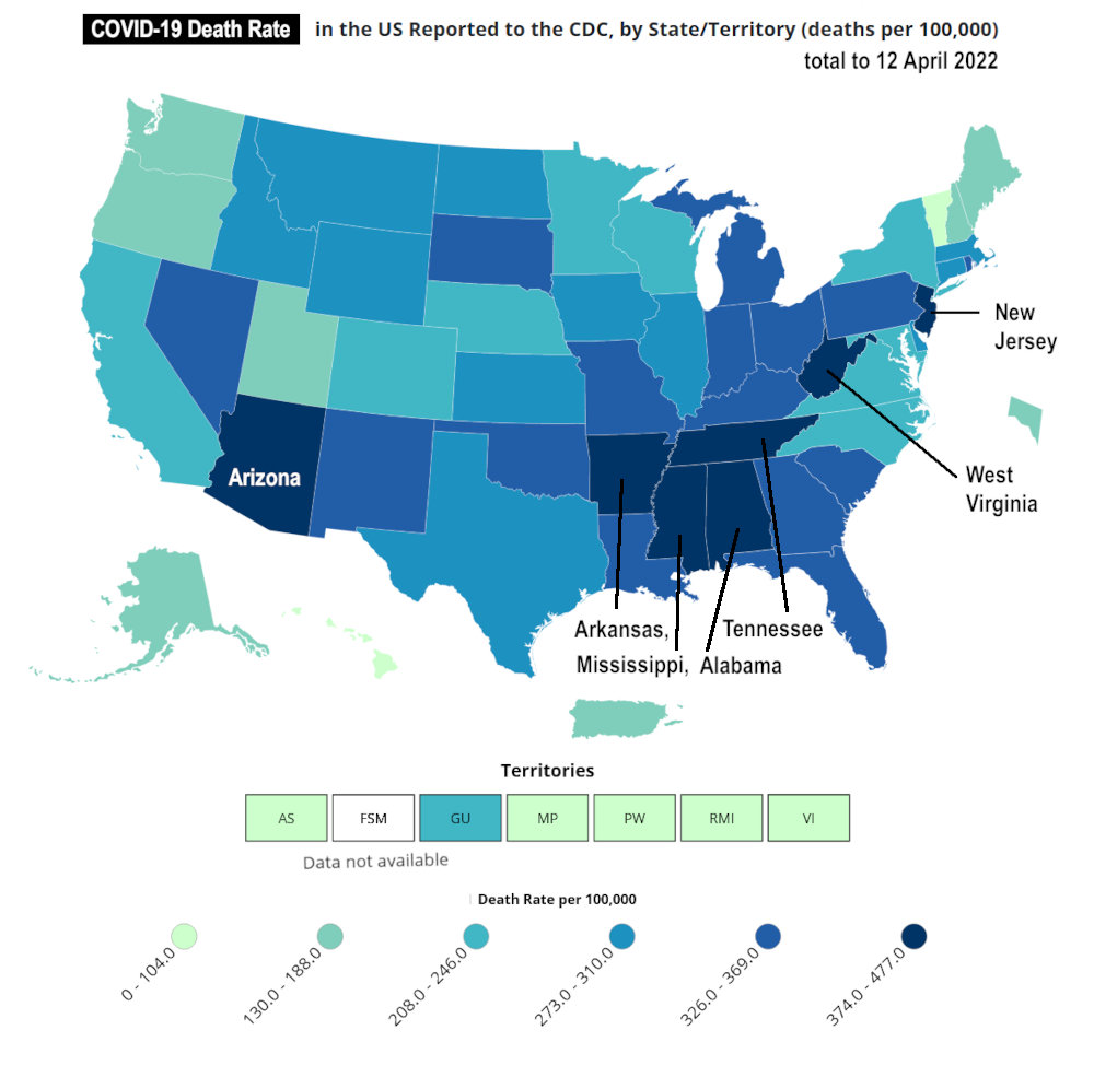 US infections